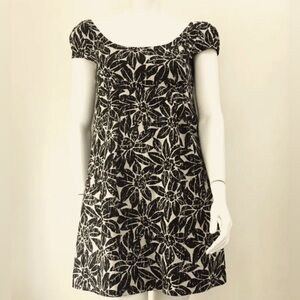 MICHAEL KORS Linen Floral Print Dress   EUC